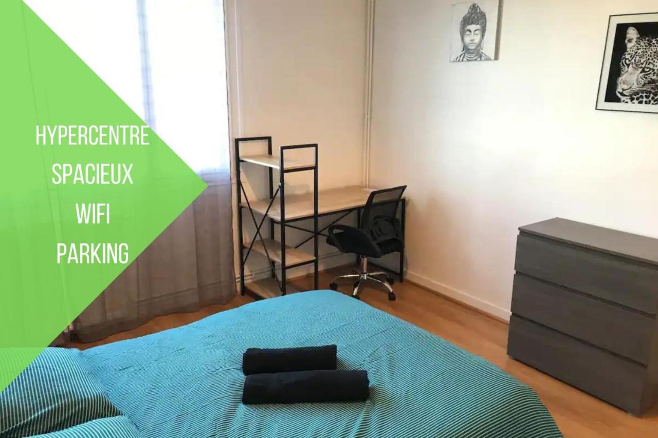 Le Voltaire -2 Chambres- 70M2- Hypercentre-Parking-Wifi Fibre- Nouvelle Literie Tarbes Bagian luar foto