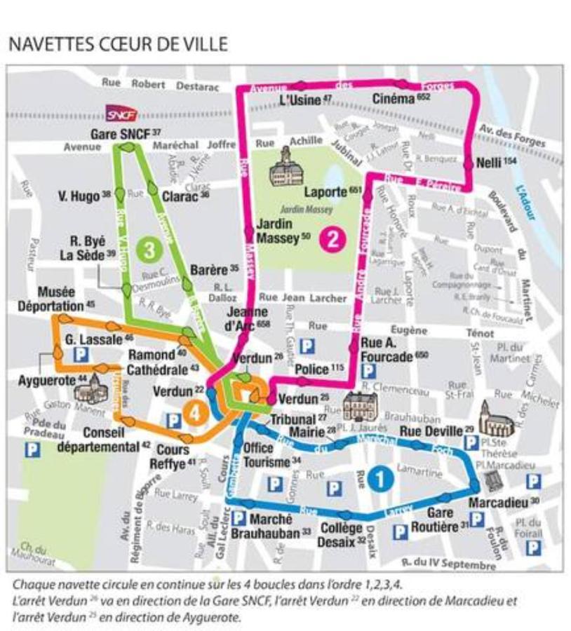 Le Voltaire -2 Chambres- 70M2- Hypercentre-Parking-Wifi Fibre- Nouvelle Literie Tarbes Bagian luar foto