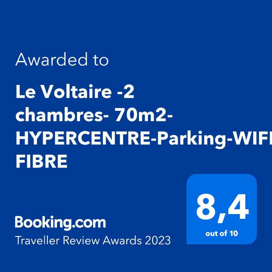 Le Voltaire -2 Chambres- 70M2- Hypercentre-Parking-Wifi Fibre- Nouvelle Literie Tarbes Bagian luar foto